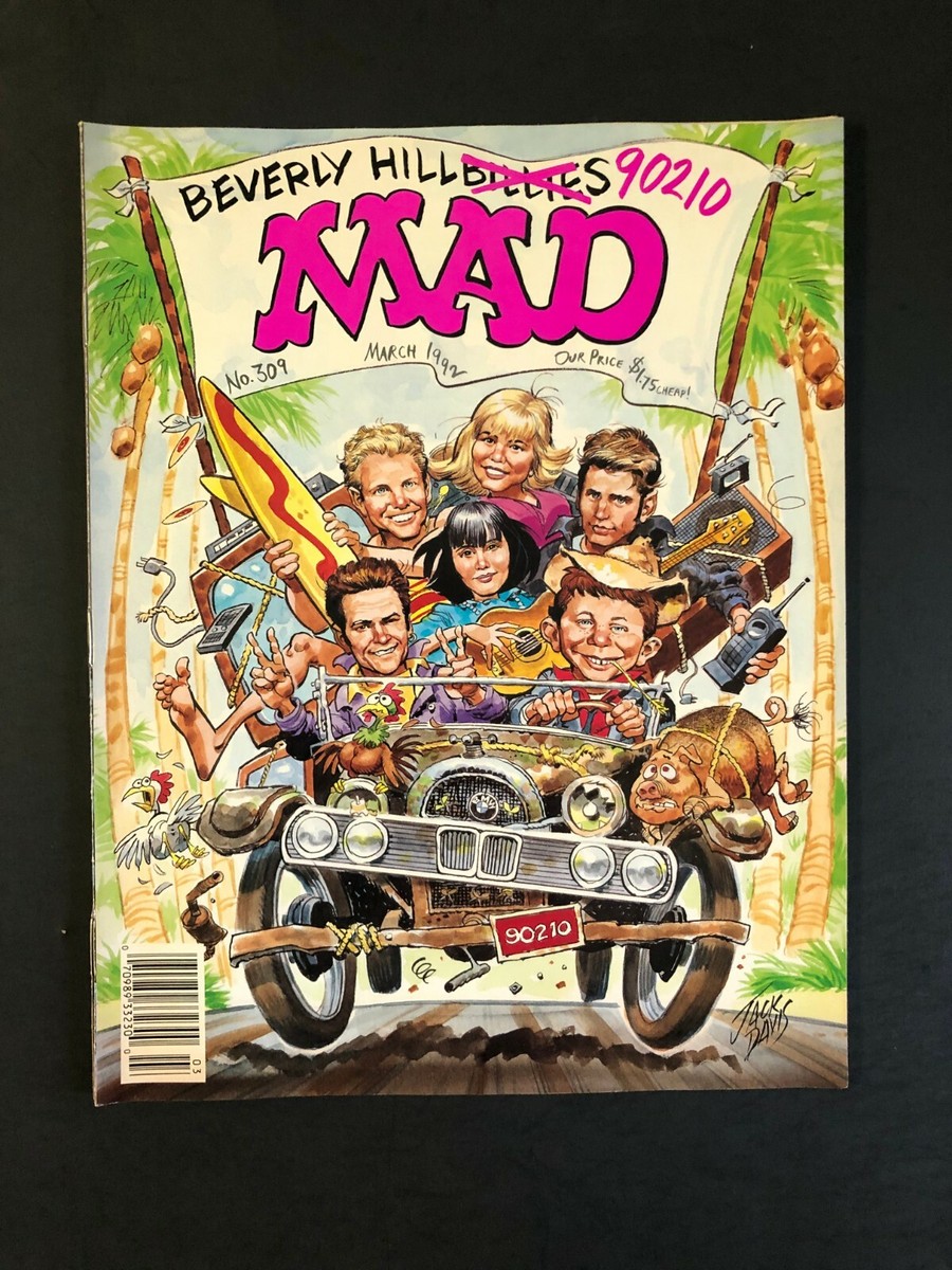 Mad Magazine March 1992 No 309 Beverly Hillbillies 90210 | eBay