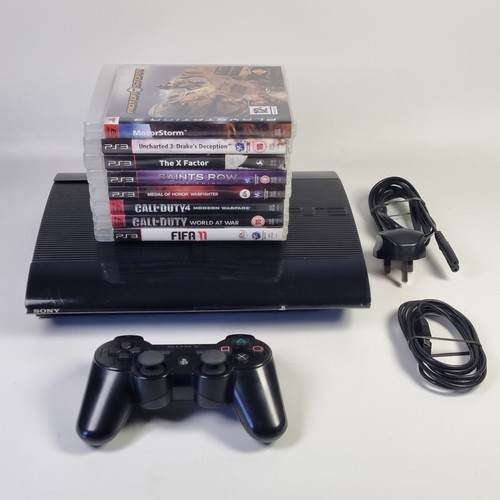 Sony Playstation 3 Super Slim 500GB Console Bundle + 8 Games PS3 eBay