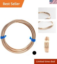 14 Gauge, 14/20 Yellow Gold Filled Wire Half Hard Round 14K Gold Filled - 5F...