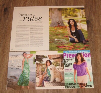 Lisa Edelstein original FULL PAGED magazine clippings pages PHOTO article