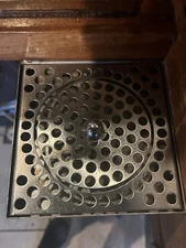 Stainless Steel Brass Finish Bar Beer Glass Rinser rinse Drip Tray WE SHIP!!!