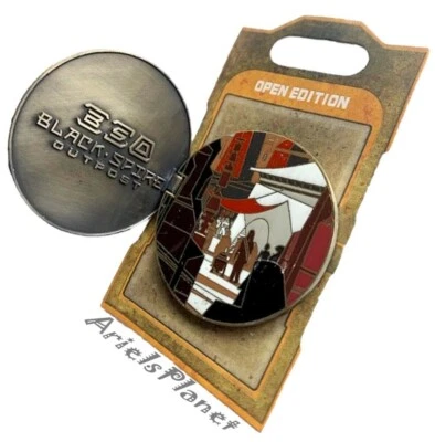 Disney Parks Star Wars Galaxys Edge Black Spire Outpost Hinged Open Edition Pin