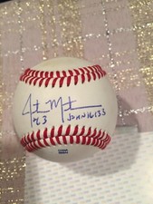 Red Sox Justin Masterson Signed ROLB Baseball with COA