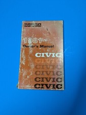 1981 Honda Civic Owners Manual