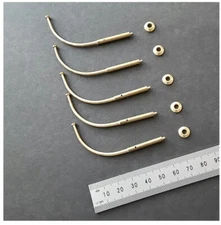 5x Model Kit Wooden Wood Ship Tall Solid Brass Davit 60mm Billing Boat BF0684