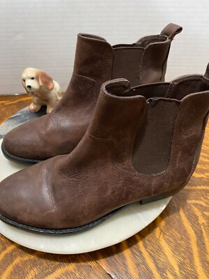 SHELLYS LONDON Brown Leather Booties Size 5