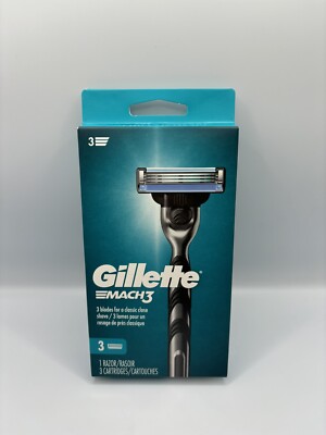 Gillette Mach 3, 3 Cartridges/ 1 Razor