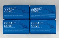 4 Bath  Body Works Cobalt Cove Shea Butter Cleansing Soap Bars
