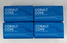 4 Bath & Body Works Cobalt Cove Shea Butter Cleansing Soap Bars