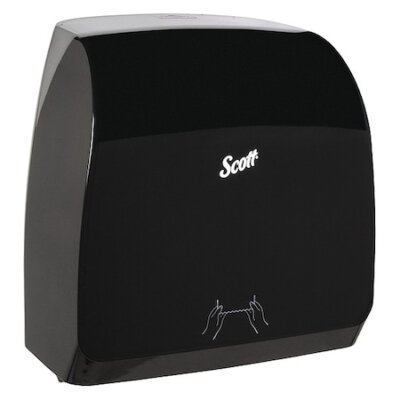 Kimberly-Clark Professional 47092 Slimroll Manual Towel Dispenser, Black, For