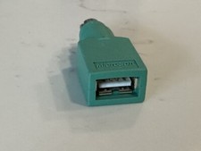 Microsoft USB Female To PS/2 Male Adapter Connector For Mouse Keyboard