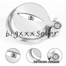 Solid Stainless Steel Sissy Negative Metal Inverted Chastity Cage Chastity Belt