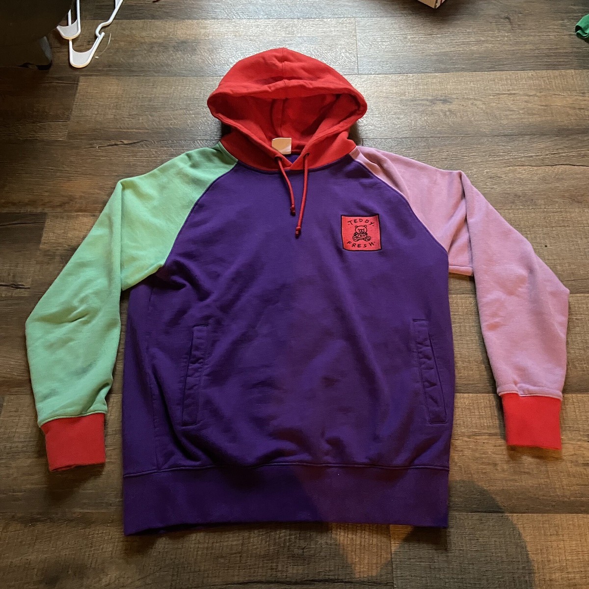 Purple Hoodie Teddy Fresh Hoodie Sale Teddy Fresh Color Block