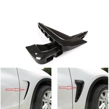 Cover Carbon Side Marker Fender Air Wing Vent Trim M For BMW F15-X5 X5 35I 2014+