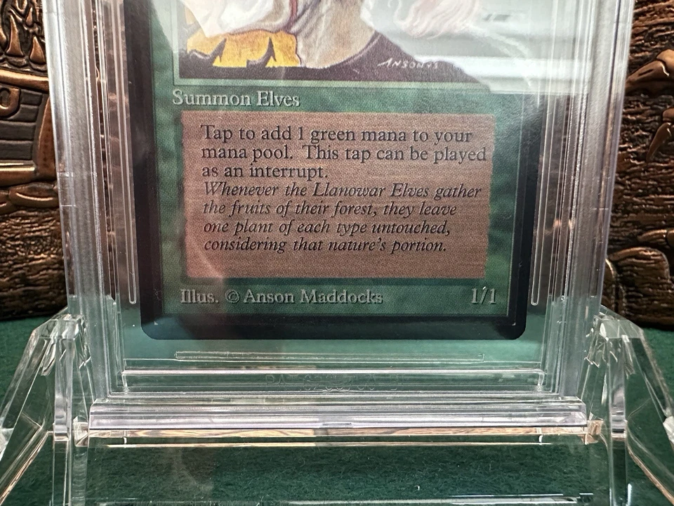 Llanowar Elves - Beta - MTG - BGS 9. More Vintage MTG in My Store. - Image 3 of 4