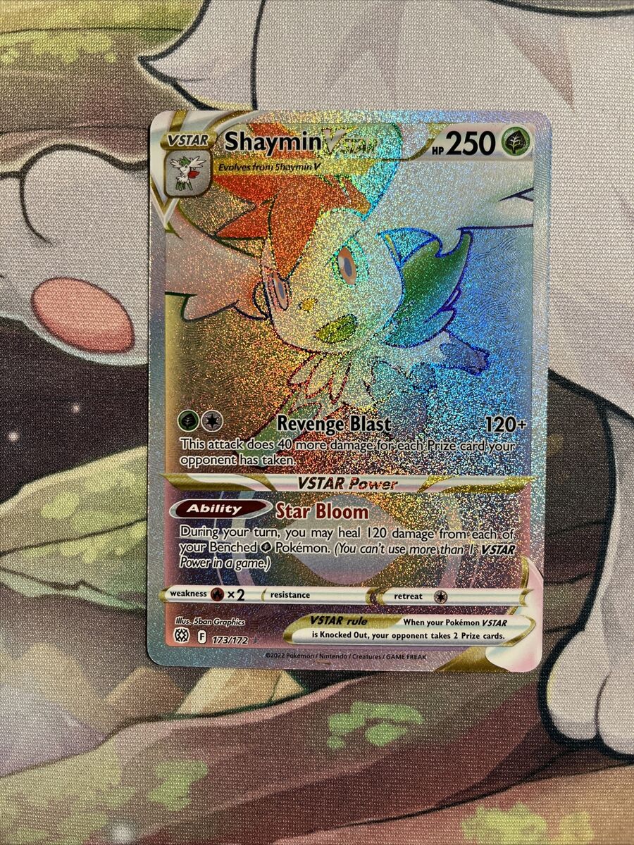 Shaymin V-star rainbow Rare173/172 