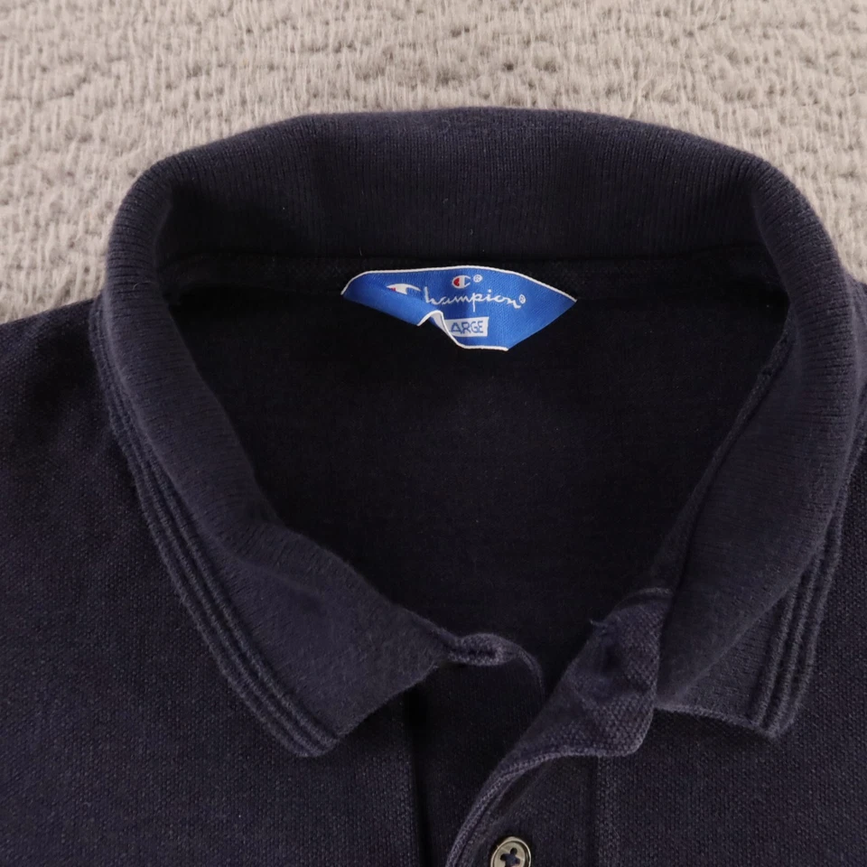 Camisa Polo DE COLECCIÓN Villanova Wildcats Para Hombre Grande Azul Algodón Manga Larga Años 90 Foto 4 de 4