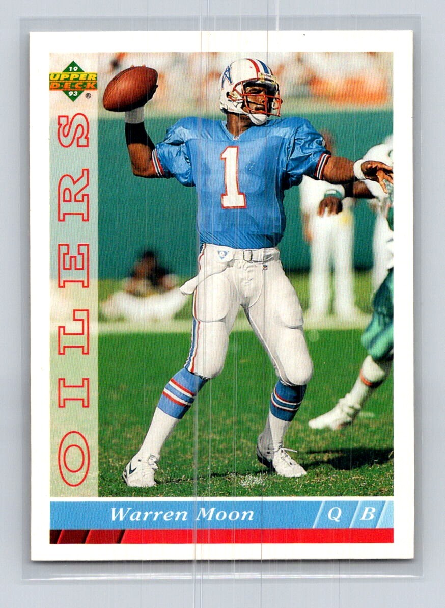 1993 Upper Deck #308 Warren Moon Houston Oilers