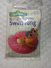 Sesame Street Swim Ring 18 1/2 Inch Zoe Ballerina Vintage