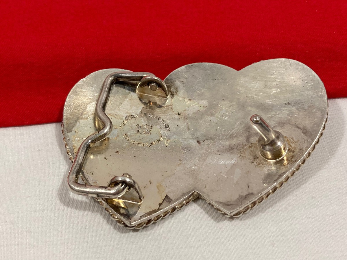 Vintage MONTANA SILVERSMITHS Silver Plate Gold Tone DOUBLE 