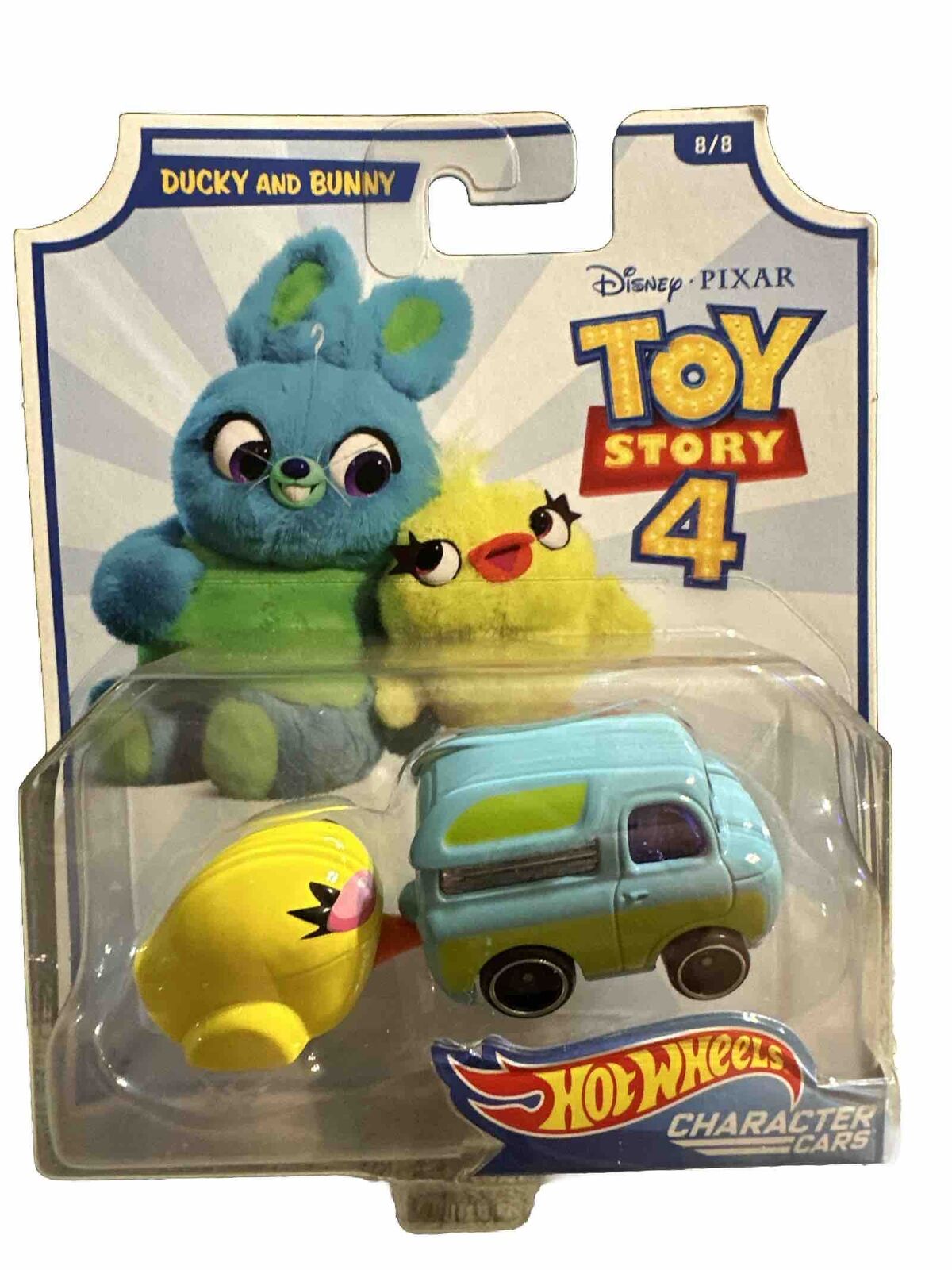 2018 Hot Wheels Toy Story 4 Character Cars Ducky AND Bunny NEW!!!