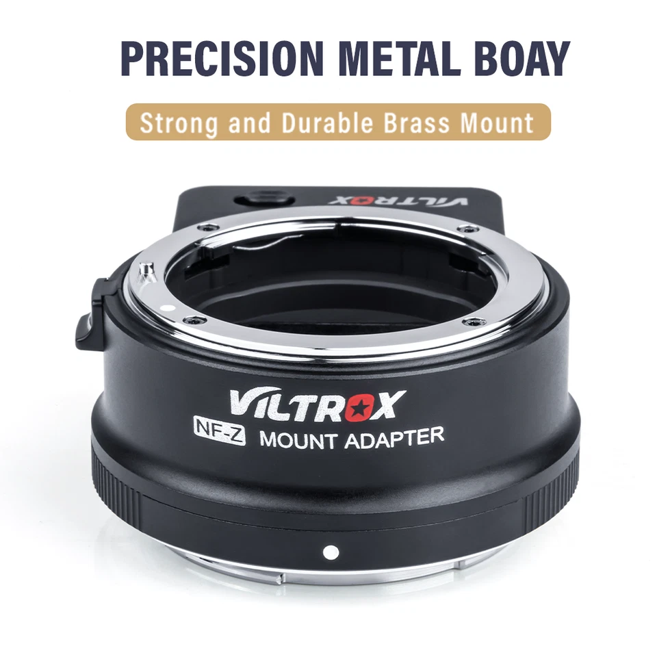 Viltrox NF-Z Auto Focus FTZ Lens Mount Adapter Nikon F Lens to Z Mount Cameras - Image 3 of 4