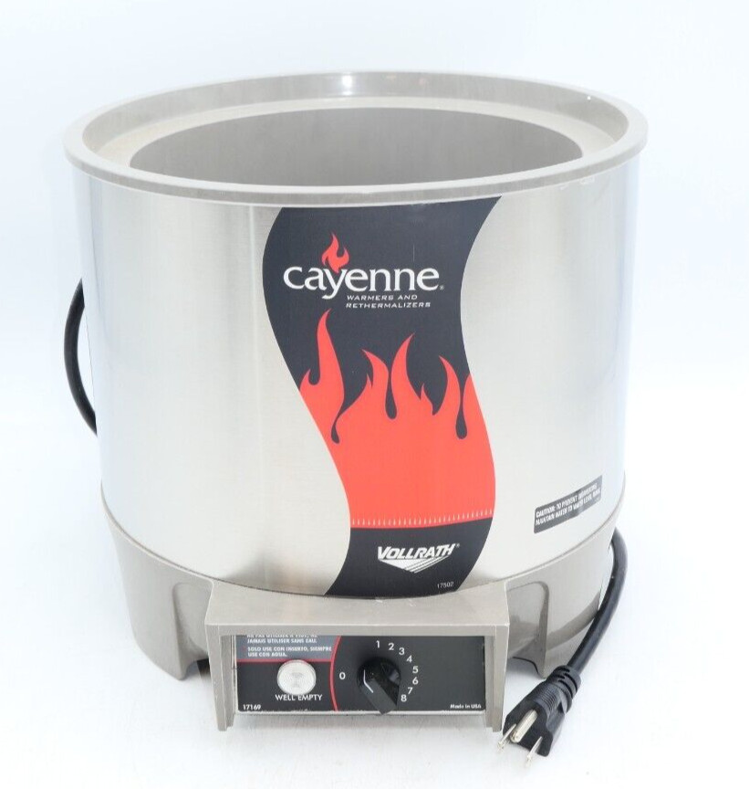 NEW Vollrath 72017 Cayenne HS-7 Heat N' Serve 7 Qt Countertop Rethermalizer +Box