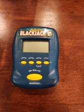 1997 Radica Pocket Blackjack 21 Handheld Electronic Game - vintage working