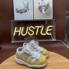 Air Jordan 11 Low Snake Yellow Python TD Size 6C