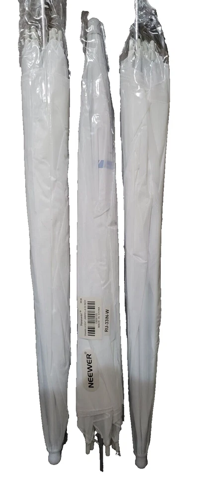 3 PACK NEEWER 33 Inch Translucent White Soft Umbrella - Image 2 of 4