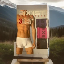NWT 2(X)IST Essential no-show trunk size S 3-pack 100% cotton 2xist $36
