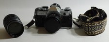 Canon AE-1 35mm SLR Film Camera 50mm f/1.8 Manual Focus Lens and Zoom - Read