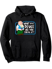 Men'S Family Guy Graphic Hoodie - Funny What the Device You're Starting At Sweat