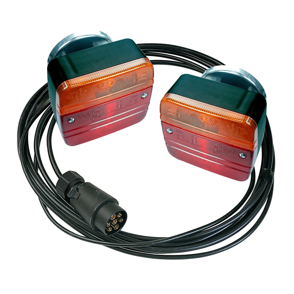 Kit électronique magnétique remorque universel - Feux de signalisation sans fil étanches IP65