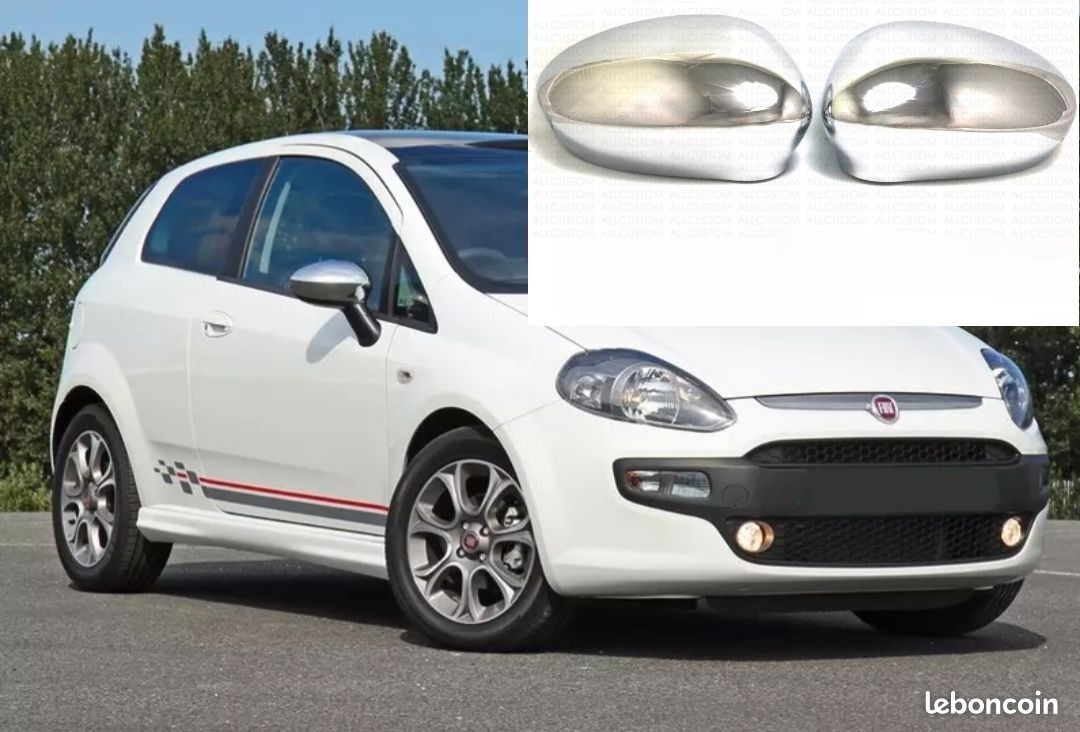 Coques rétroviseur pour Fiat Punto Evo 199 pour rénover les plastiques usés de 2008