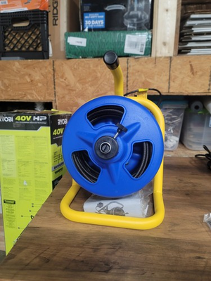 #ad Cobra 5 16 in. x 50 ft. Cable Drum Drain Cleaning Machine BC260C EUC $143.99