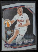 Emily Engstler 2025 Panini Prizm WNBA #84 Silver Prizms Washington Mystics