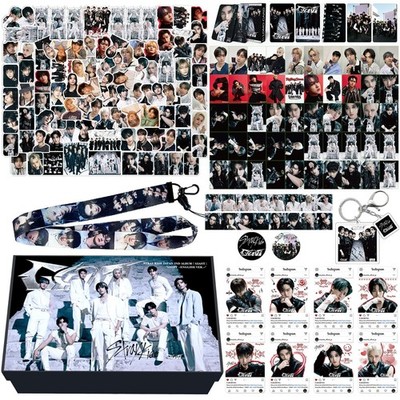 Giant Album Gift box, 55 PCS Photocards Set, KPOP Cards, Lanyards, Stickers, ...