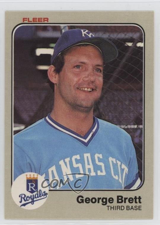 1983 Fleer George Brett #108 HOF 0e0