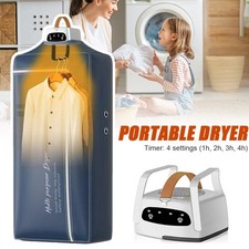 Elektrisch Trockner Warmlufttrockner Wäschetrockner Tragbarer Trockner 600W