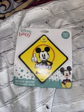 DISNEY BABY MICKEY MOUSE BORDSCHILD. Neu im Paket