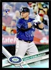 2017 Topps Chrome Dan Vogelbach Rookie Refractor #86 - Seattle Mariners