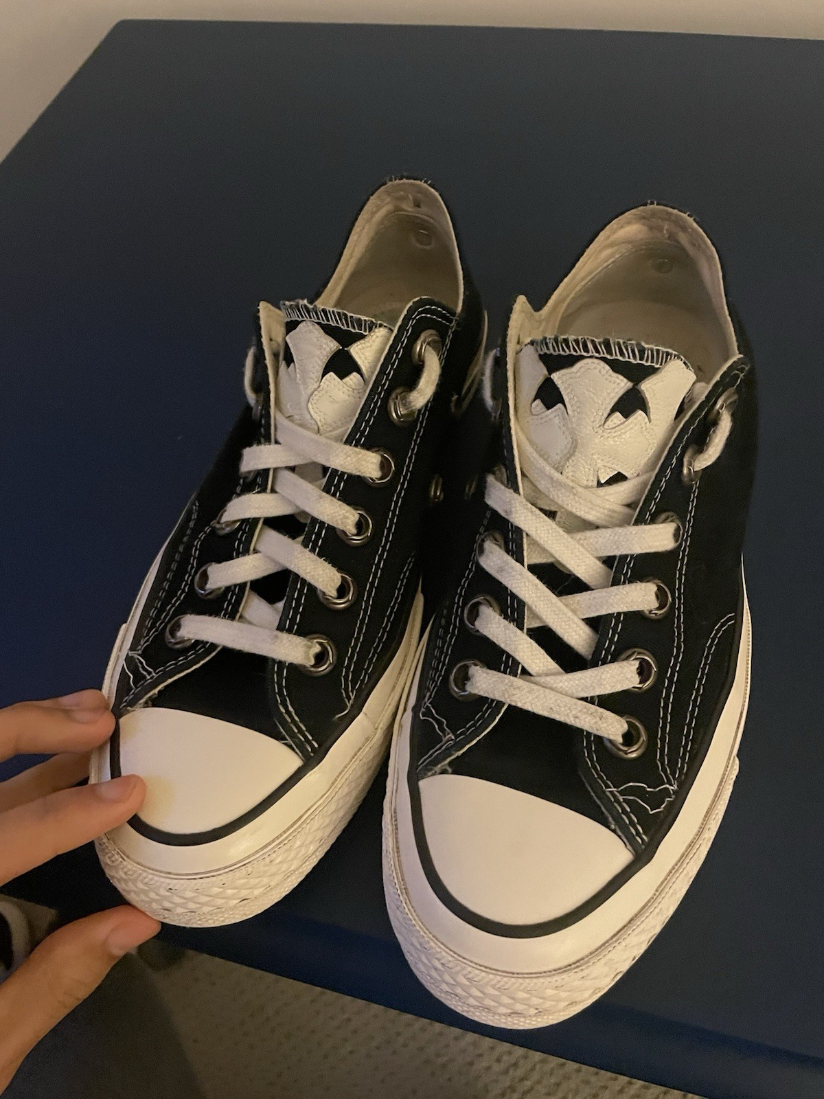 Chrome Hearts Converse Chuck Taylor Silver Dagger Mens size 7.5 thumbnail 13