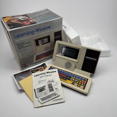 VTech Learning Window Teaching Machine 1986 Vintage Electronic Computer Toy