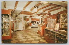 Lobby Gift Shop, Del Camino Motor Hotel, El Paso, Texas TX chrome Postcard
