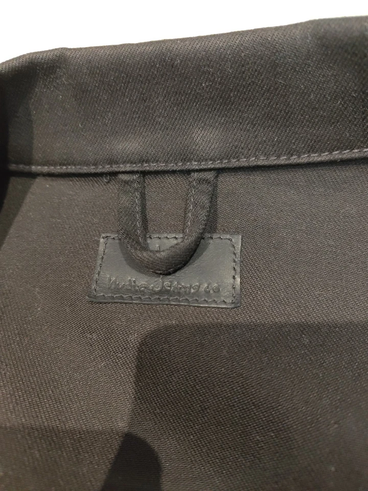 Nudie Jeans Billy Dry Cold Black Denim Jacket Medium - image 4 of 4