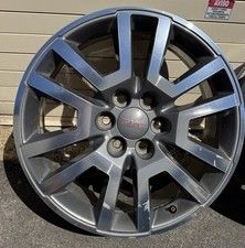 GMC Machined Grey Acadia OEM Wheels  Original  Rims Stock  20” 2020-2023 6x120