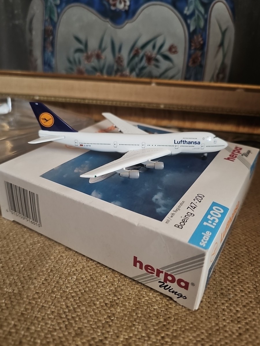Herpa Wings 1:500 516013 Lufthansa BOING A747-200 D-AISG Dormagen