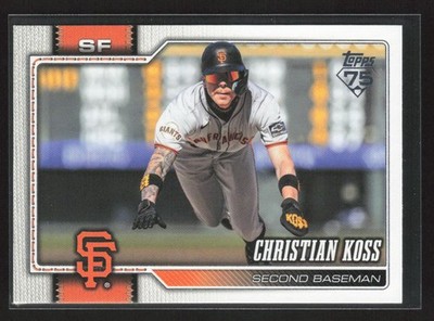 2026 Topps #472 Christian Koss