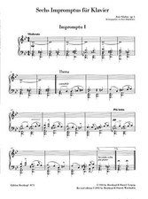 6 Impromptus, op.5 - Urtext based on the Complete Edition 